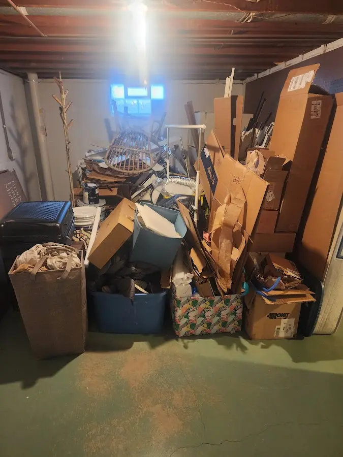 Roll-off dumpster container at job site for Yard Waste Dumpster Rental in Armona